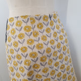 'Gazania' cotton/linen skirt