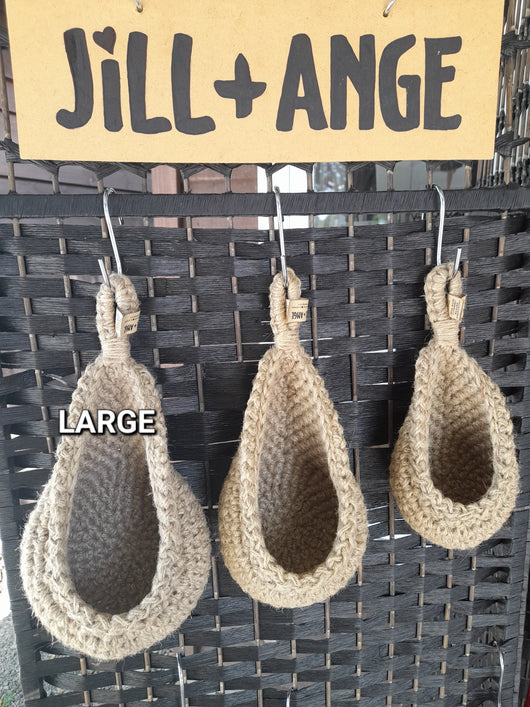 Nature's Jute Pod - petite range LARGE