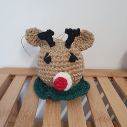 Rudolph crochet decoration