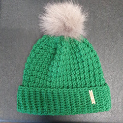 Beanie - Grass - Green - Pure Wool NZ Corriedale - Adult size