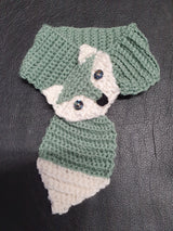 Cub Fox Scarf - Minty (child size)